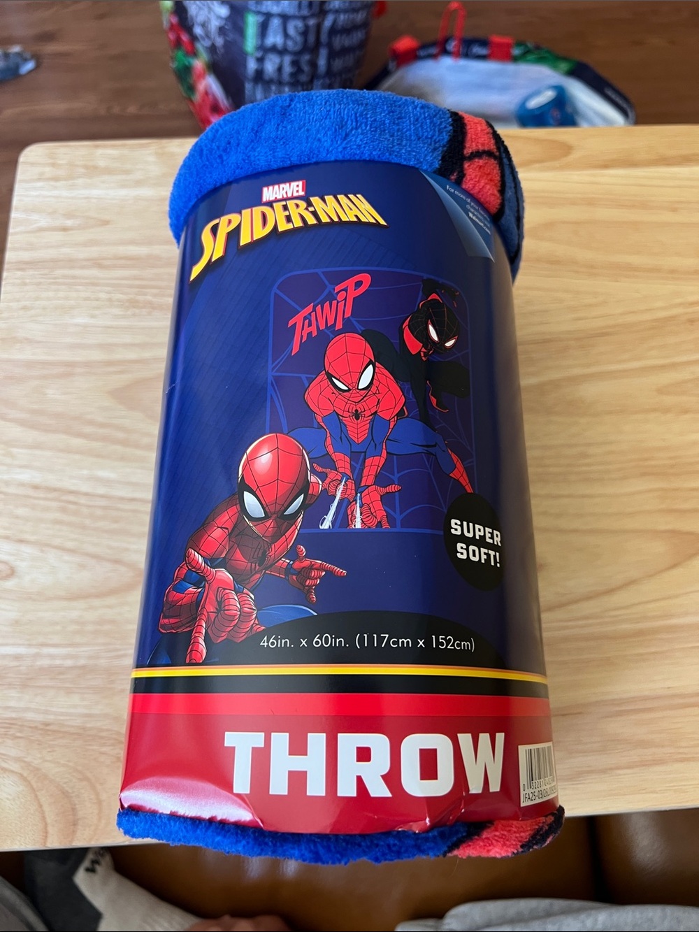 Marvel Spider-Man Red & Blue Throw